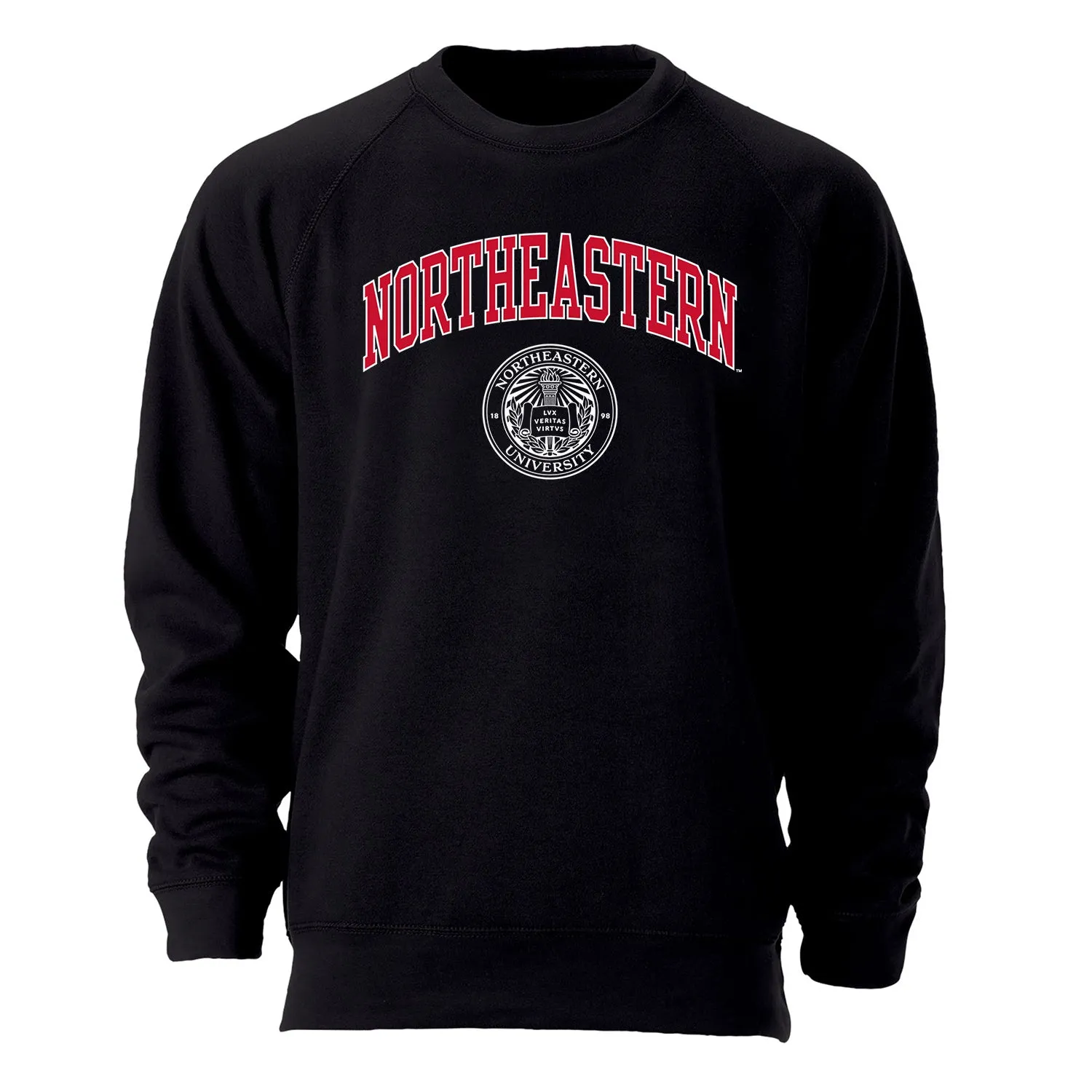 Northeastern University Heritage Crewneck Sweatshirt (Black) sold by Barnesmith