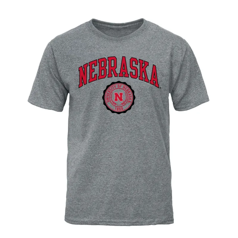 University of Nebraska Heritage T-Shirt (Charcoal Grey) sold by Barnesmith