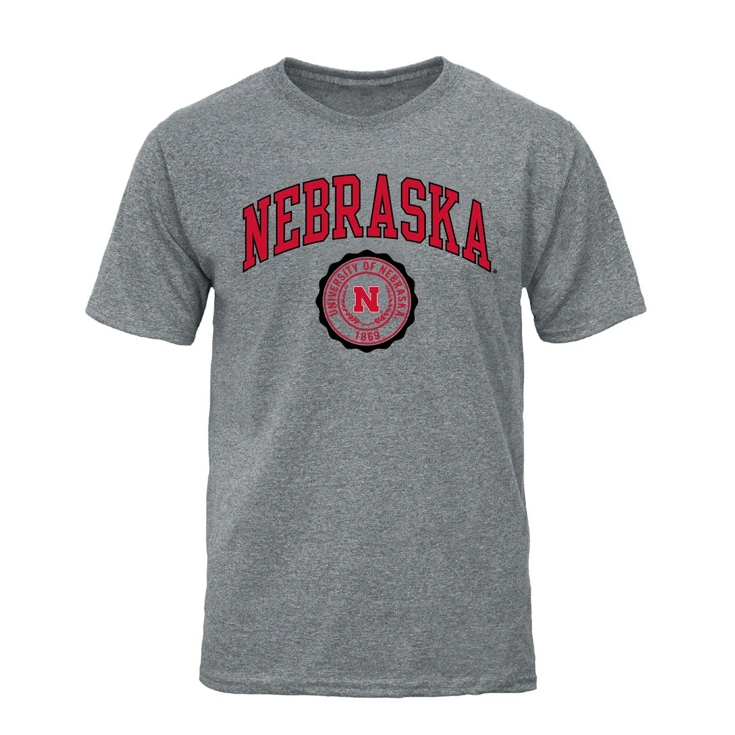 University of Nebraska Heritage T-Shirt (Charcoal Grey) sold by Barnesmith