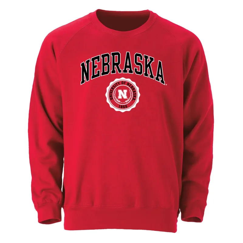 University of Nebraska Heritage Crewneck Sweatshirt (Red) sold by Barnesmith