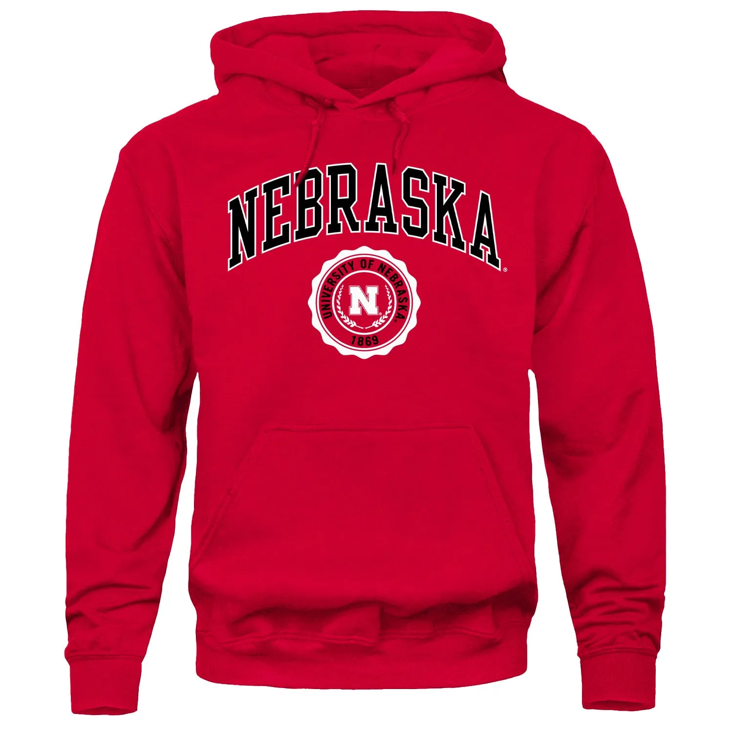 University of Nebraska Heritage Hooded Sweatshirt (Red) sold by Barnesmith