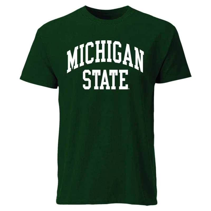 Michigan State University Classic T-Shirt (Hunter Green) sold by Barnesmith