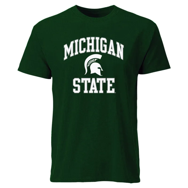Michigan State University Spirit T-Shirt (Hunter Green) sold by Barnesmith