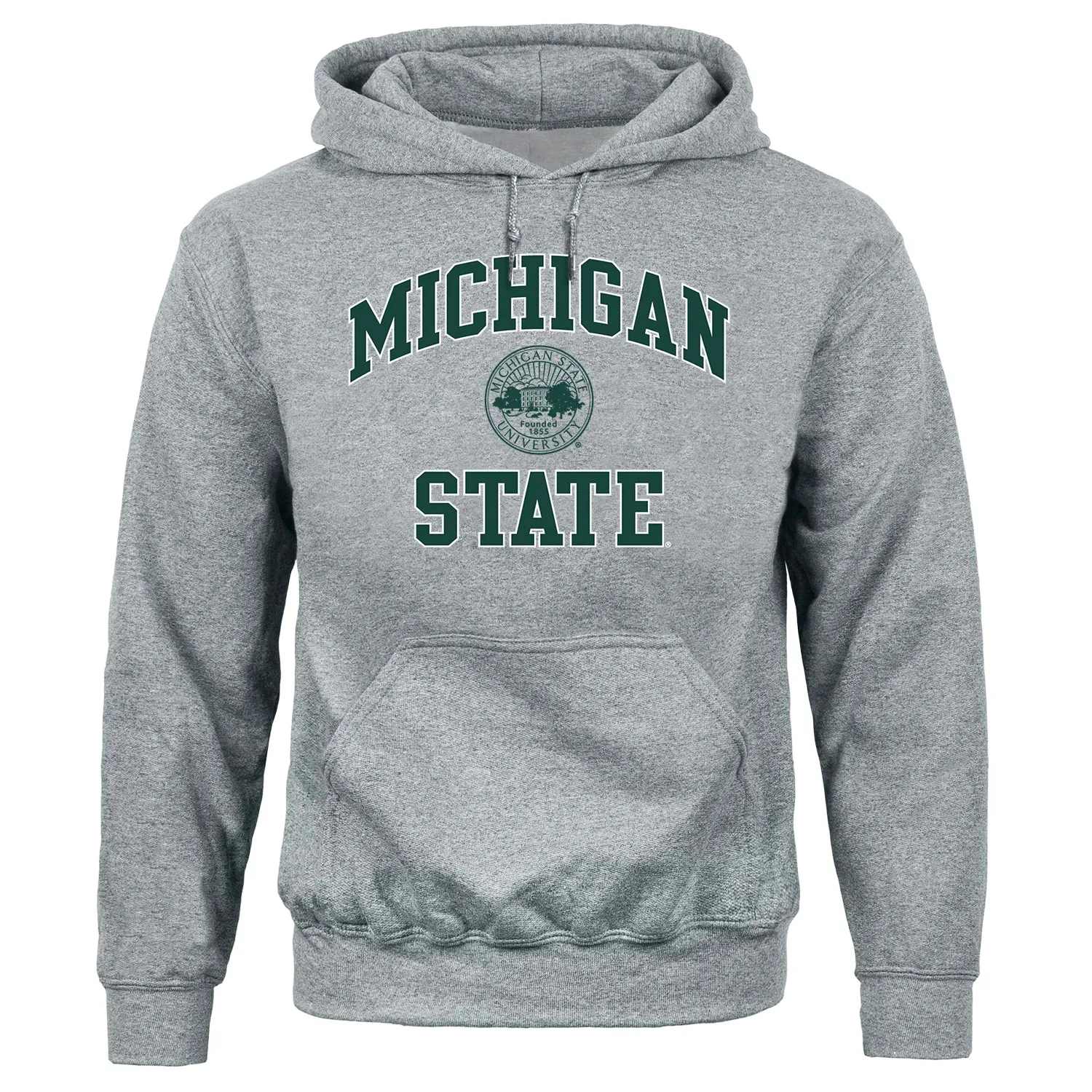 Michigan State University Heritage Hooded Sweatshirt (Charcoal) sold by Barnesmith