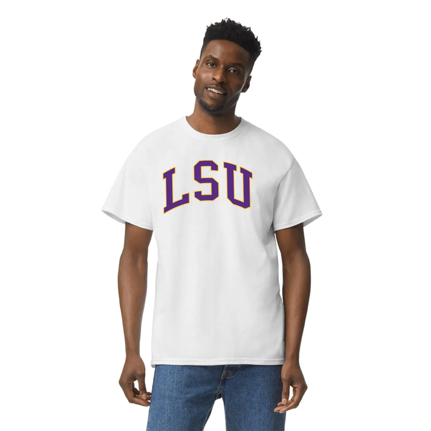 Louisiana State University Classic T-Shirt (White) sold by Barnesmith product image thumbnail 2