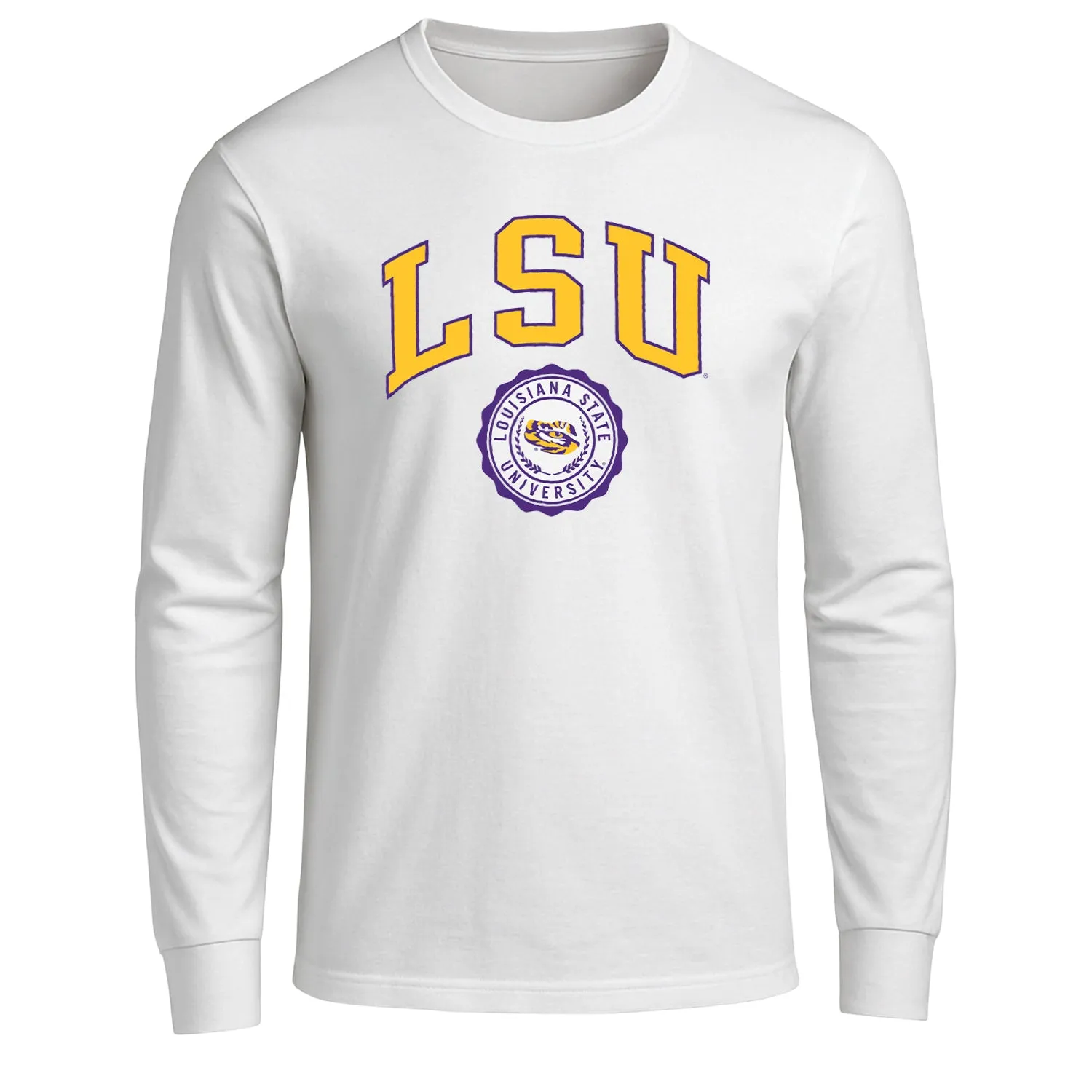 Louisiana State University Heritage Long Sleeve T-Shirt (White) sold by Barnesmith