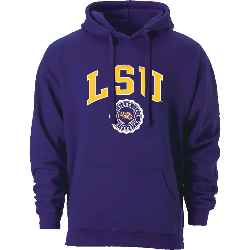 Louisiana State University Heritage Hooded Sweatshirt (Purple) sold by Barnesmith