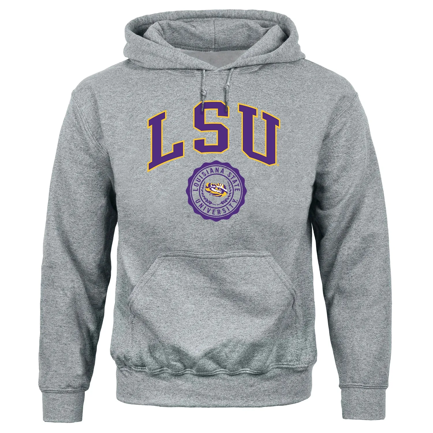 Louisiana State University Heritage Hooded Sweatshirt (Charcoal) sold by Barnesmith