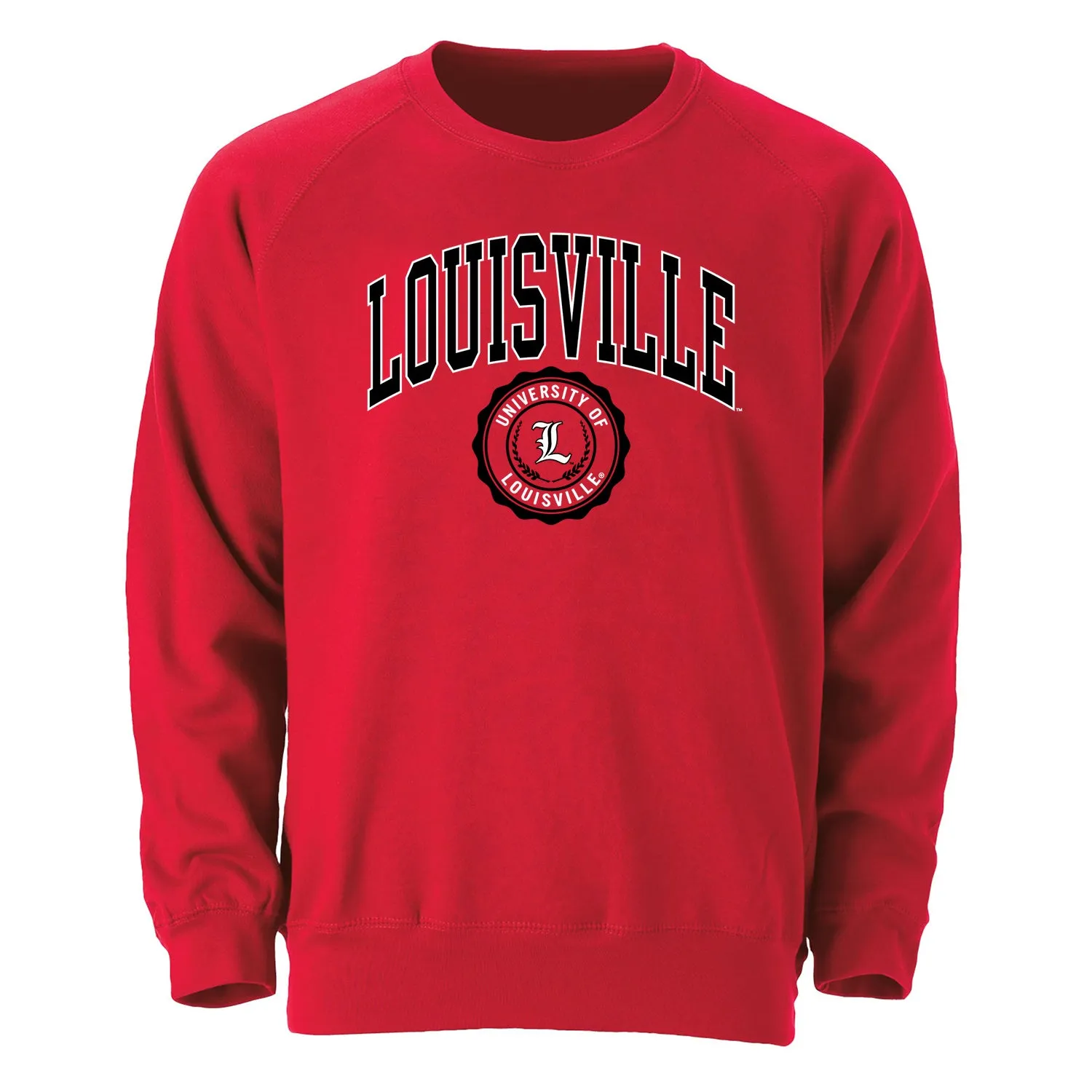 University of Louisville Heritage Crewneck Sweatshirt (Red) sold by Barnesmith