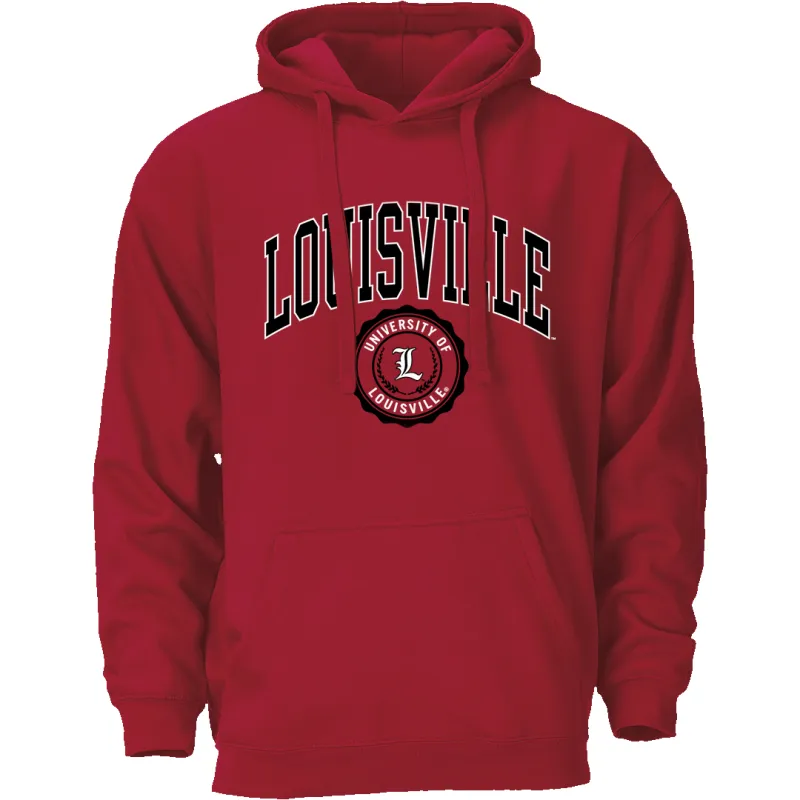 University of Louisville Heritage Hooded Sweatshirt (Red) sold by Barnesmith