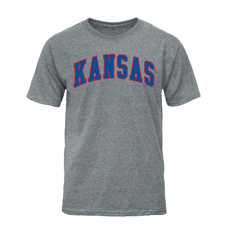 University of Kansas Classic T-Shirt (Charcoal Grey) sold by Barnesmith