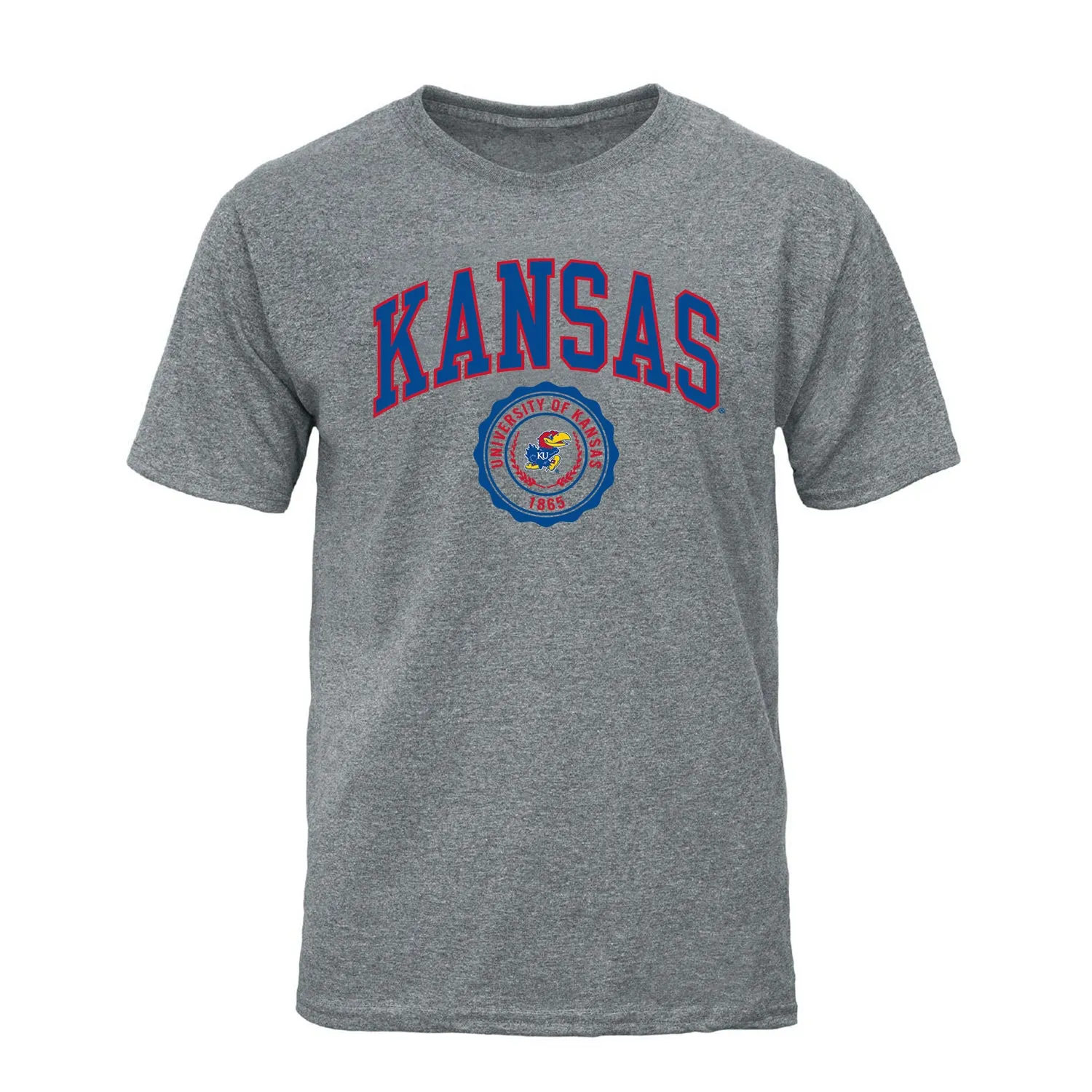 University of Kansas Heritage T-Shirt (Charcoal Grey) sold by Barnesmith