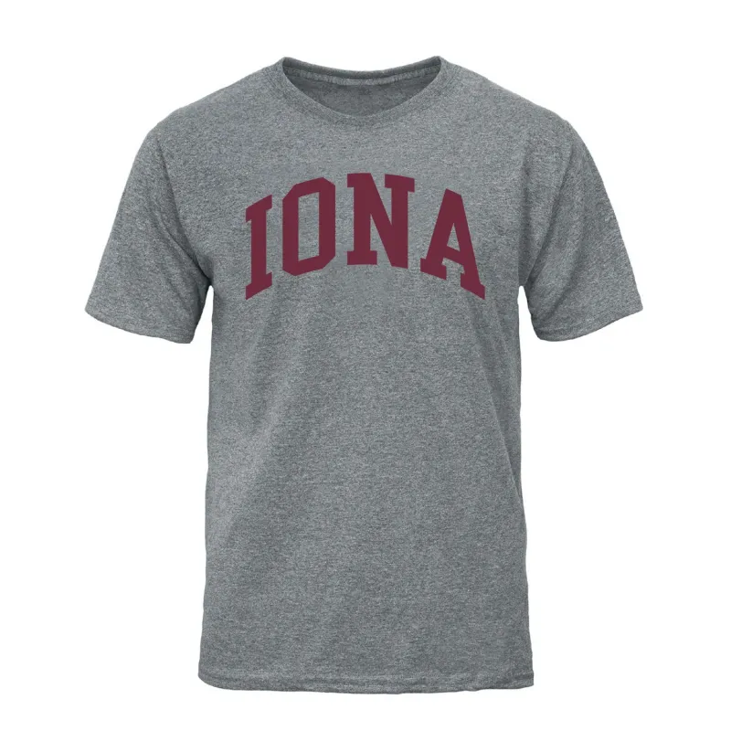 Iona University Classic T-Shirt (Charcoal Grey) sold by Barnesmith
