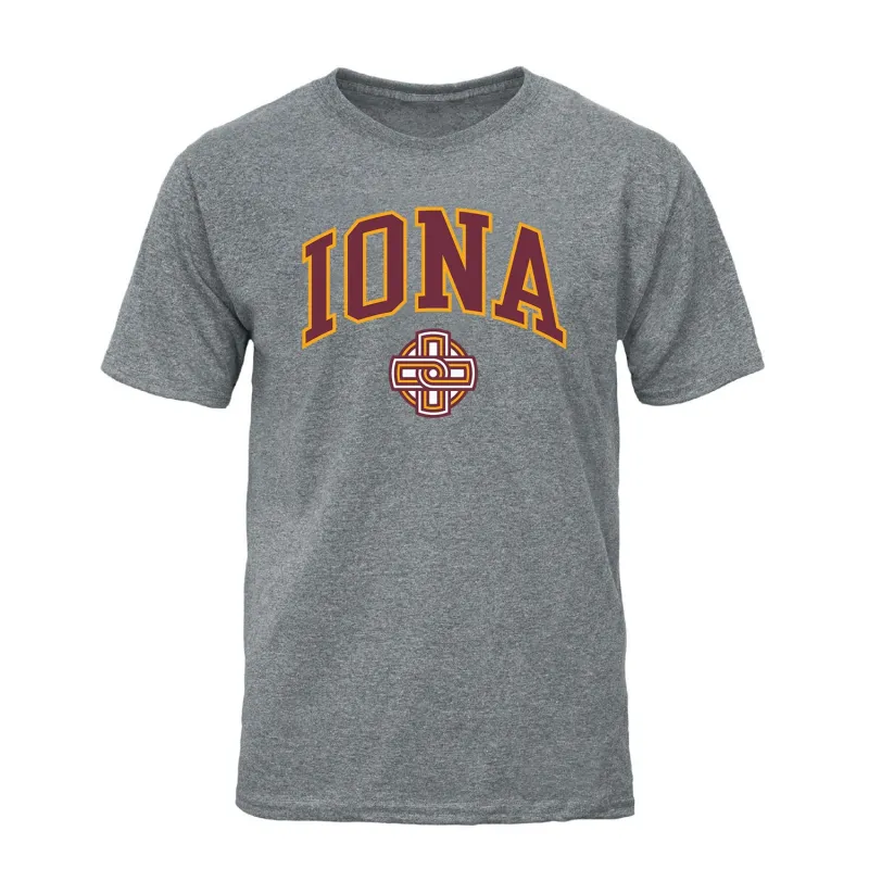 Iona University Spirit T-Shirt (Charcoal Grey) sold by Barnesmith