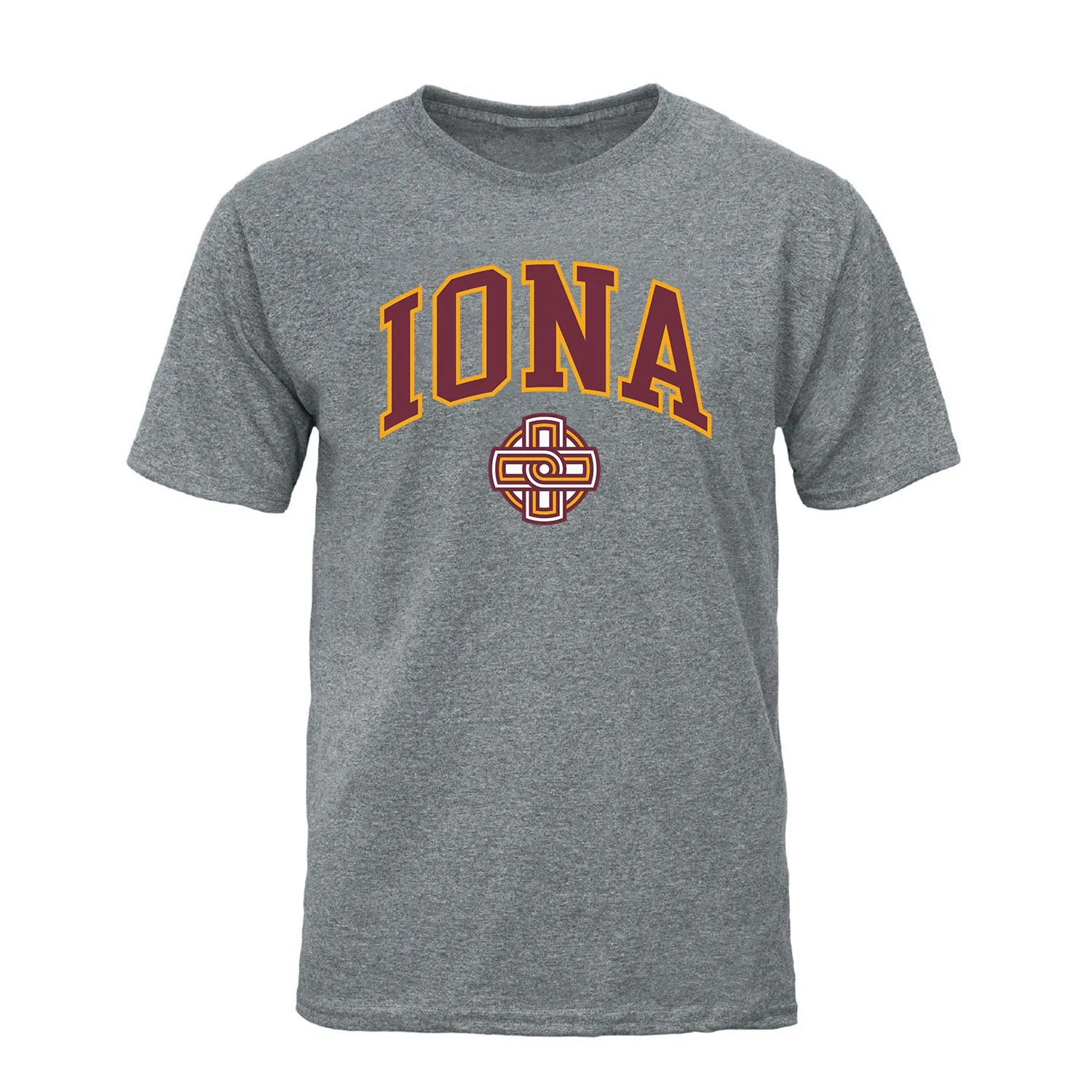 Iona University Spirit T-Shirt (Charcoal Grey) sold by Barnesmith