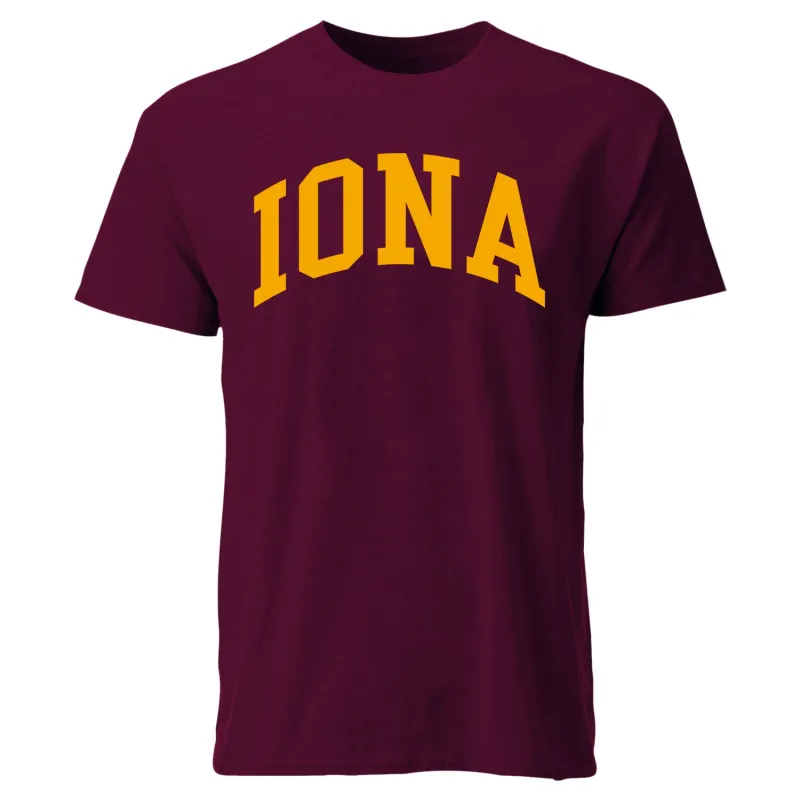 Iona University Classic T-Shirt (Maroon) sold by Barnesmith