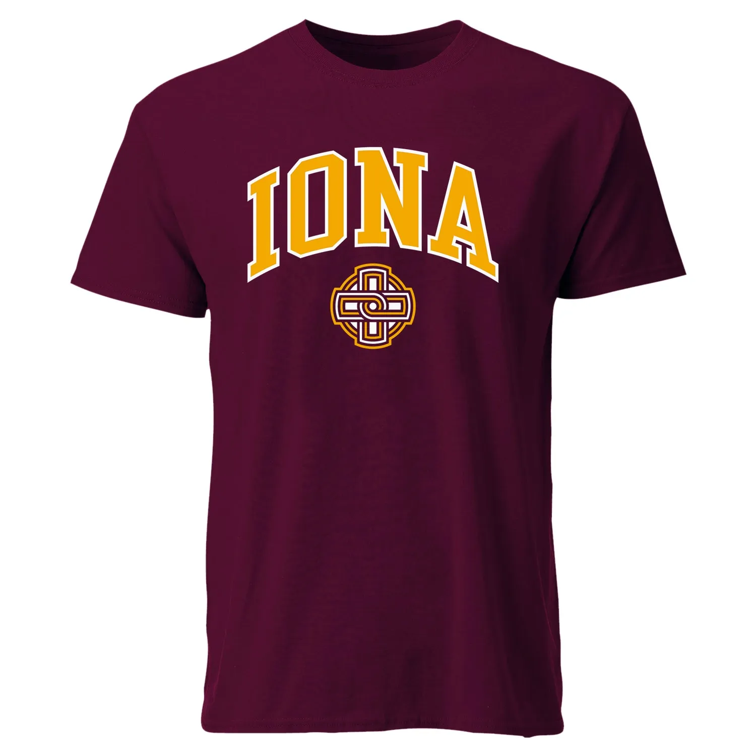 Iona University Spirit T-Shirt (Maroon) sold by Barnesmith