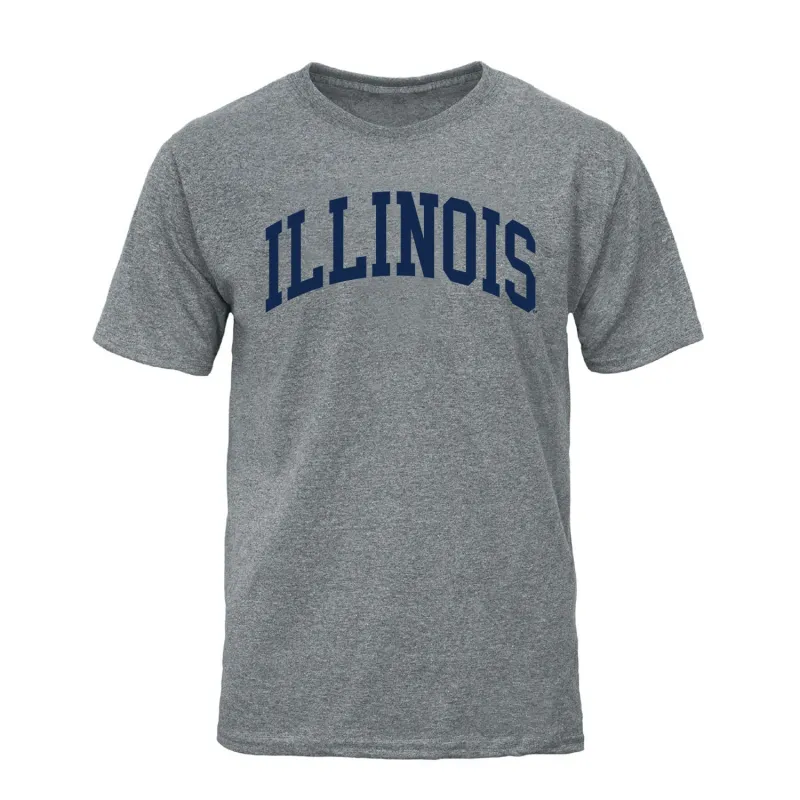 University of Illinois Classic T-Shirt (Charcoal Grey) sold by Barnesmith