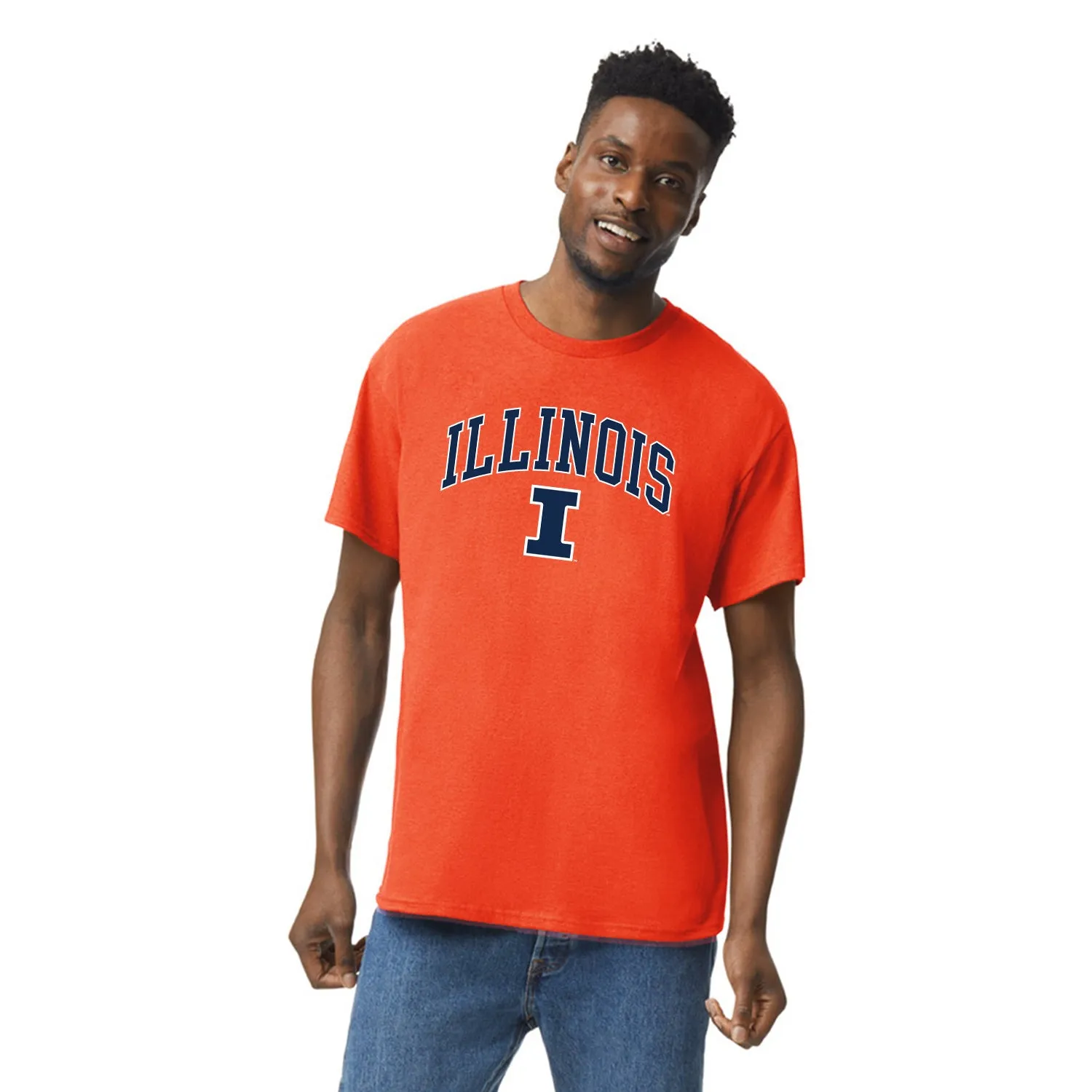 University of Illinois Spirit T-Shirt (Orange) sold by Barnesmith product image thumbnail 2