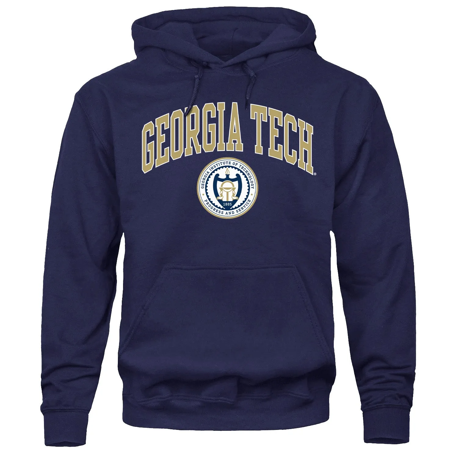 Georgia Institute of Technology Heritage Hooded Sweatshirt (Navy) sold by Barnesmith