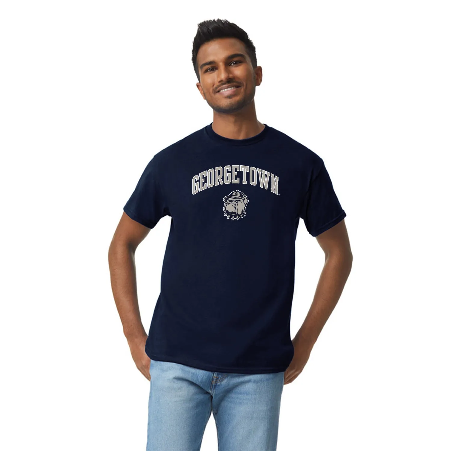 Georgetown University Spirit T-Shirt (Navy) sold by Barnesmith product image thumbnail 2