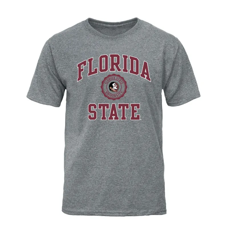 Florida State University Heritage T-Shirt (Charcoal Grey) sold by Barnesmith