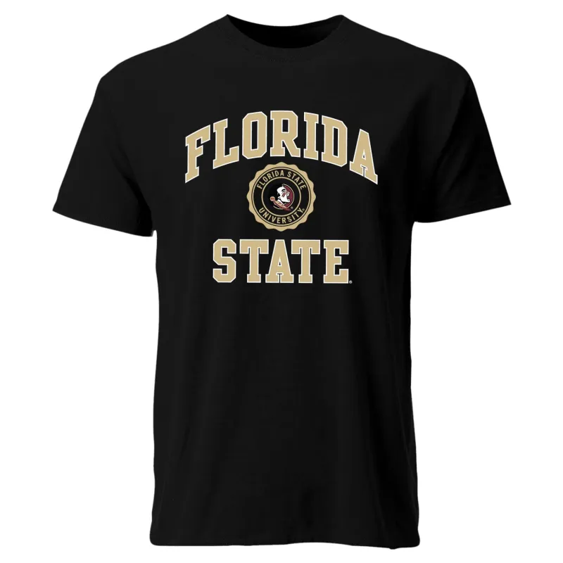Florida State University Heritage T-Shirt (Black) sold by Barnesmith