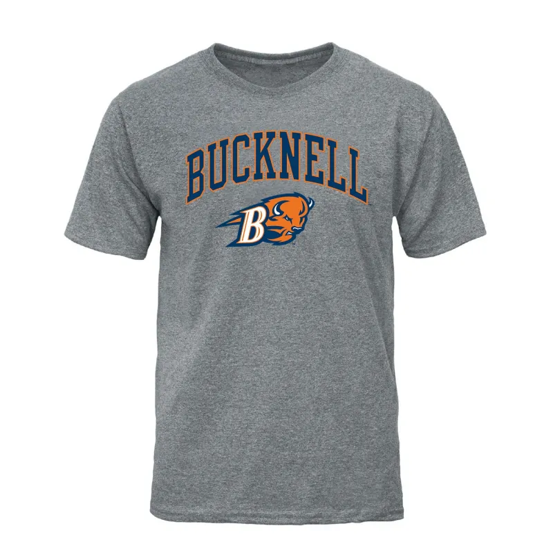 Bucknell University Spirit T-Shirt (Charcoal Grey) sold by Barnesmith