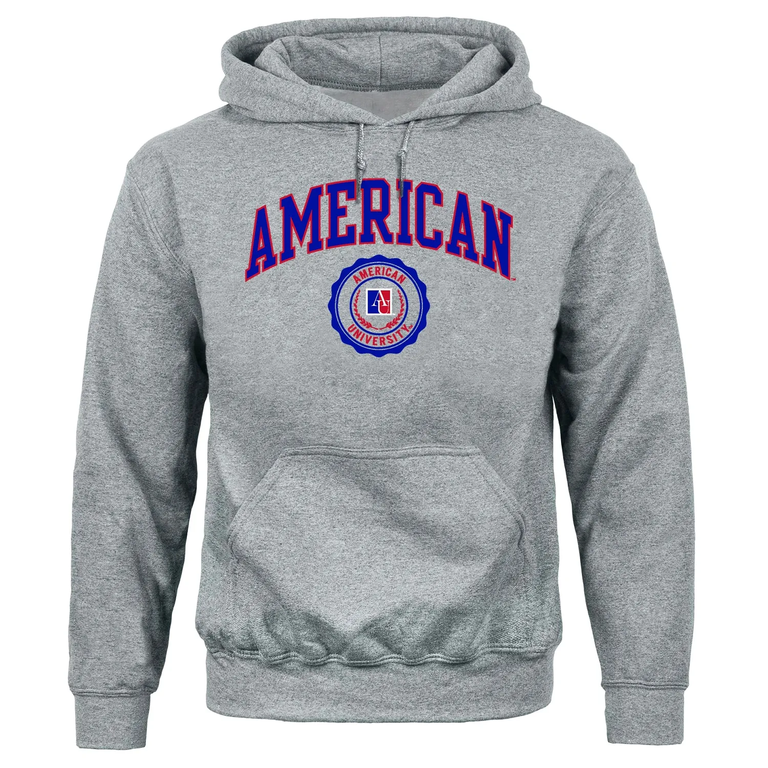 American University Heritage Hooded Sweatshirt (Charcoal) sold by Barnesmith