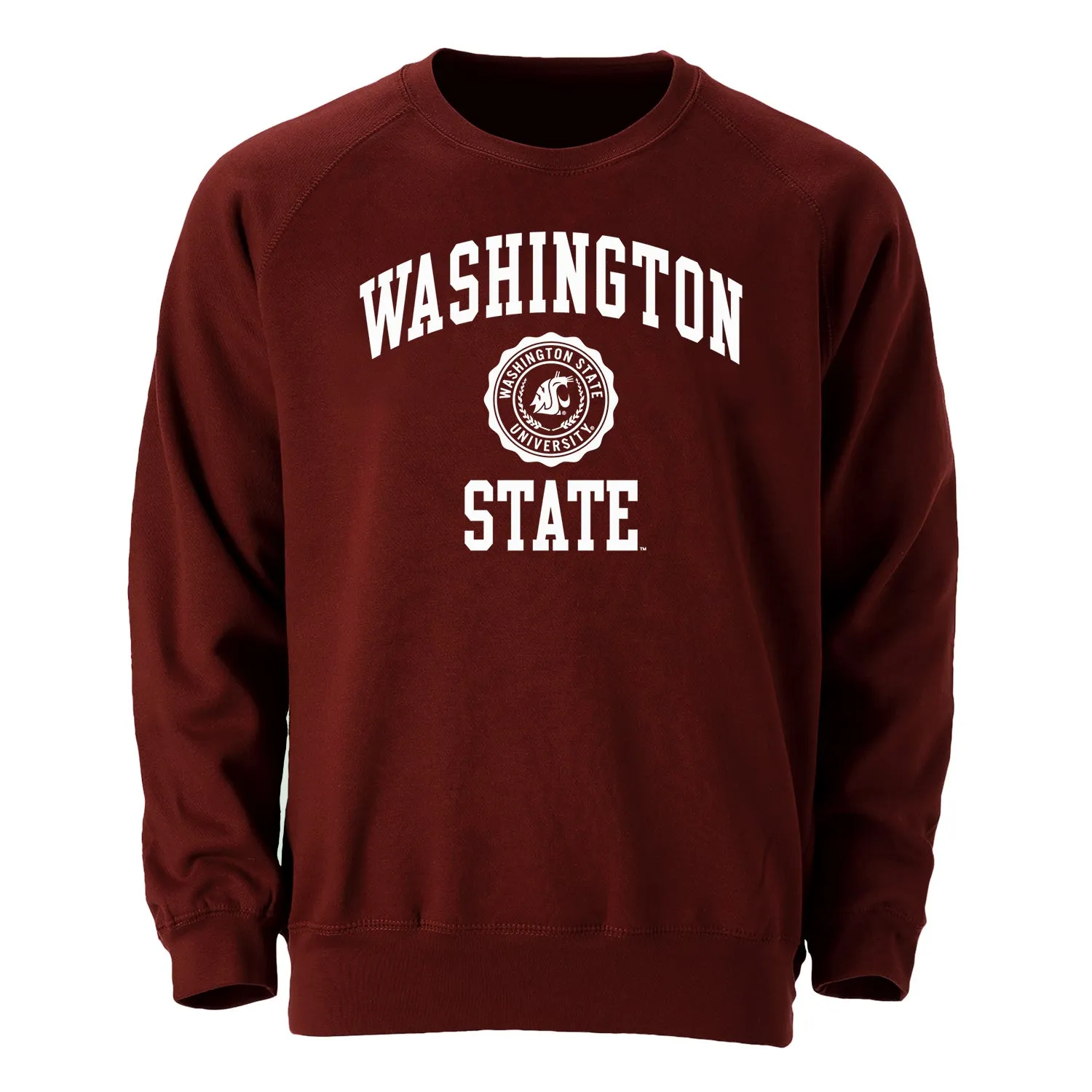 Washington State University Heritage Crewneck Sweatshirt (Crimson) sold by Barnesmith