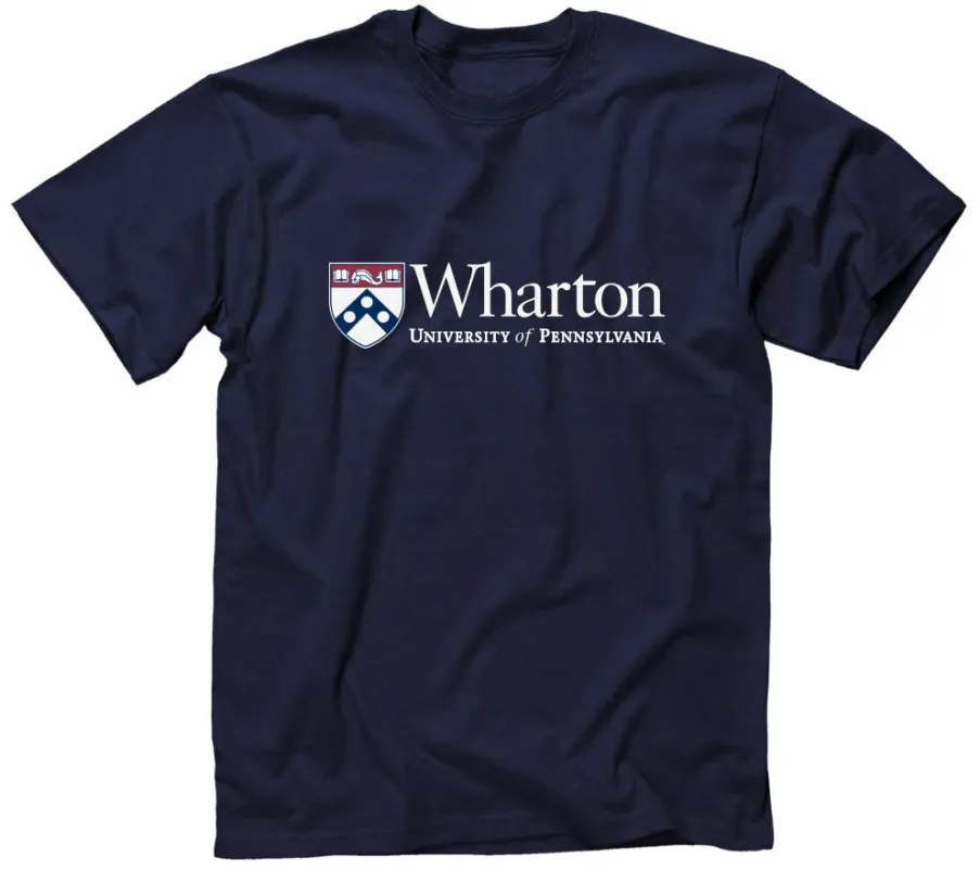 Penn Wharton T-Shirt (Navy) sold by Barnesmith