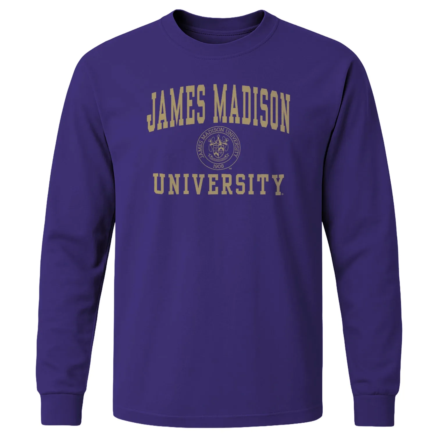 James Madison University Heritage Long Sleeve T-Shirt (Purple) sold by Barnesmith
