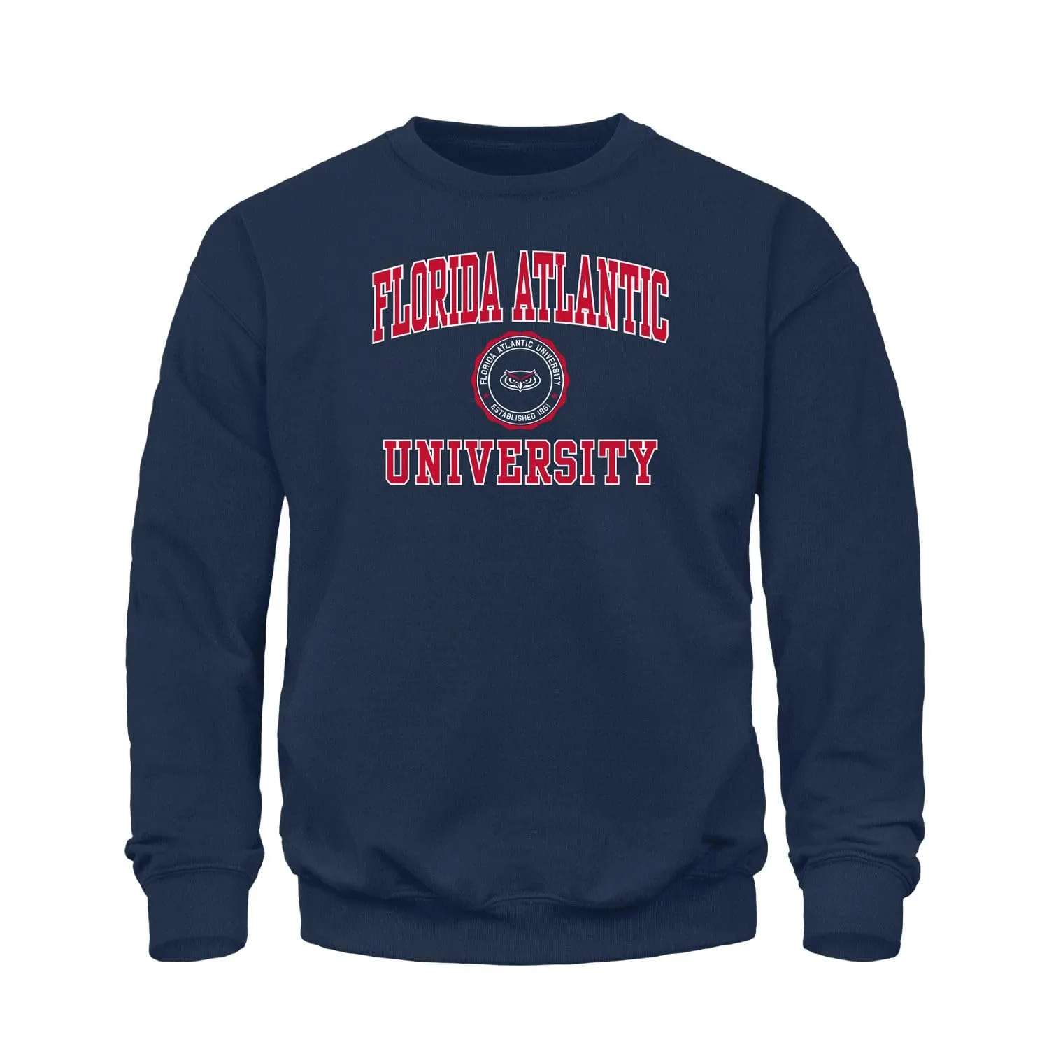 Florida Atlantic University Heritage Sweatshirt (Navy) sold by Barnesmith