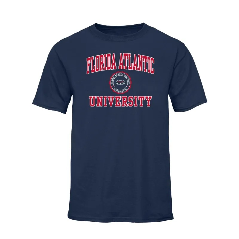 Florida Atlantic University Heritage T-Shirt (Navy) sold by Barnesmith