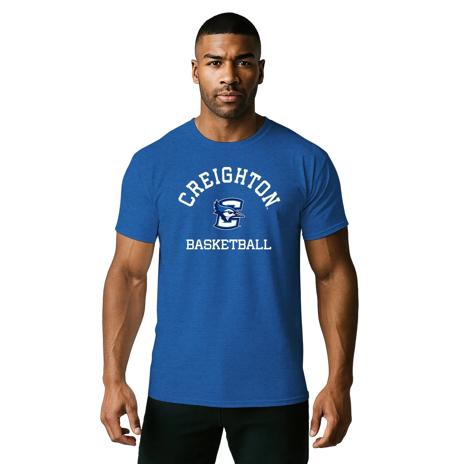 Creighton University Basketball T-Shirt (Royal Blue) sold by Barnesmith product image thumbnail 2