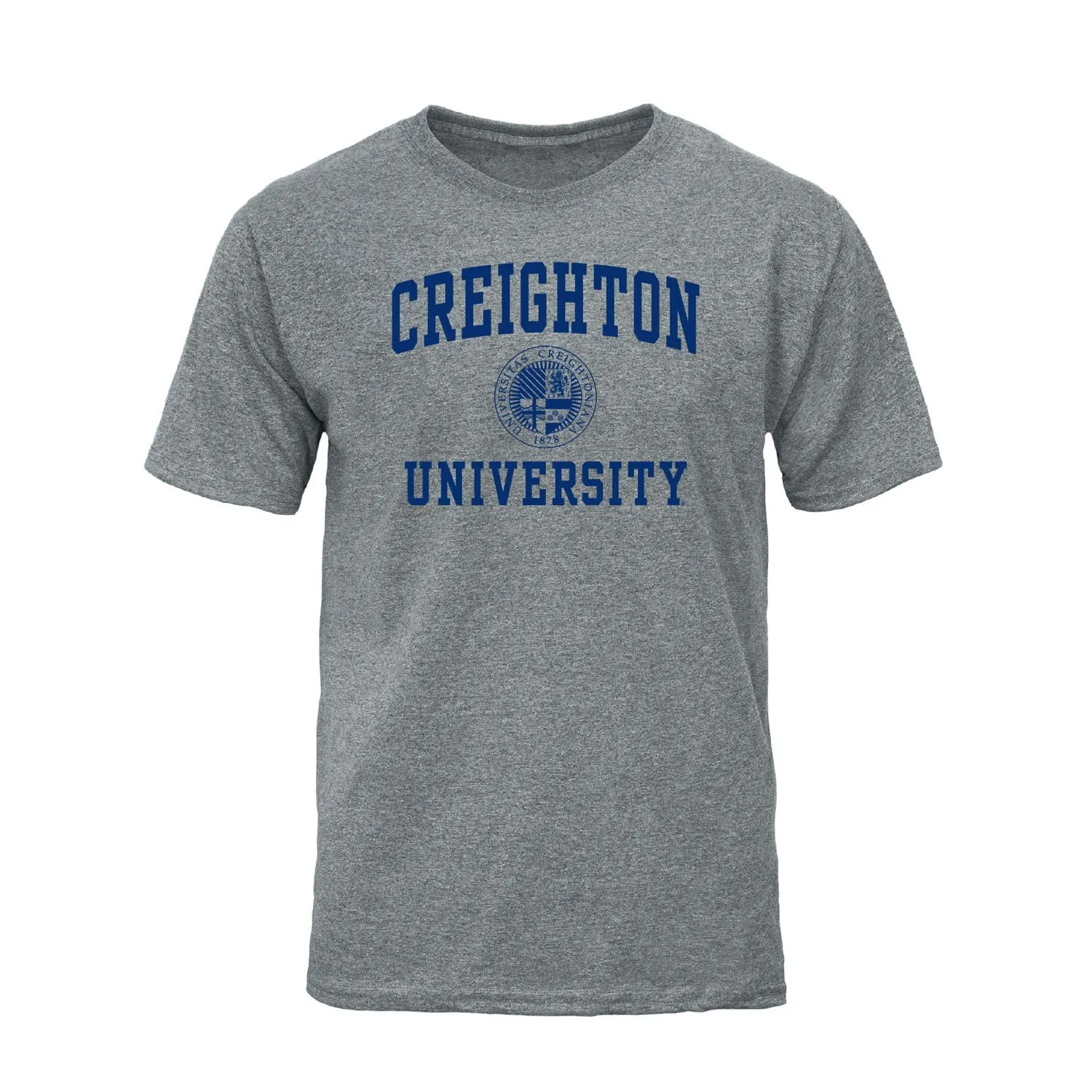 Creighton University Heritage T-Shirt (Charcoal Grey) sold by Barnesmith