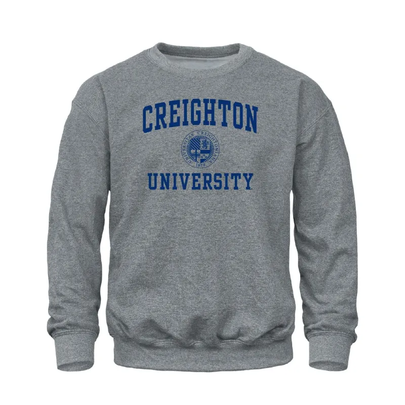 Creighton University Heritage Sweatshirt (Charcoal Grey) sold by Barnesmith