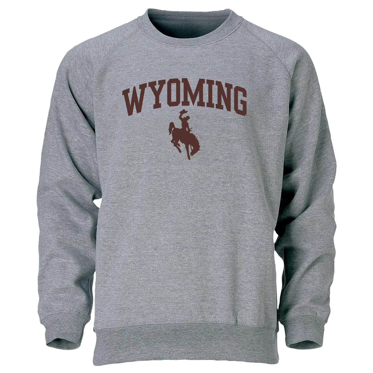 University of Wyoming Spirit Sweatshirt (Charcoal) sold by Barnesmith