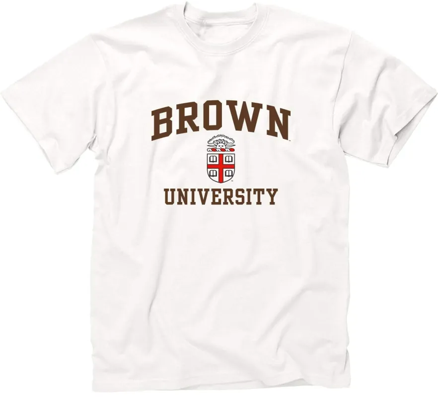 Brown Crest T-Shirt (White) sold by Barnesmith