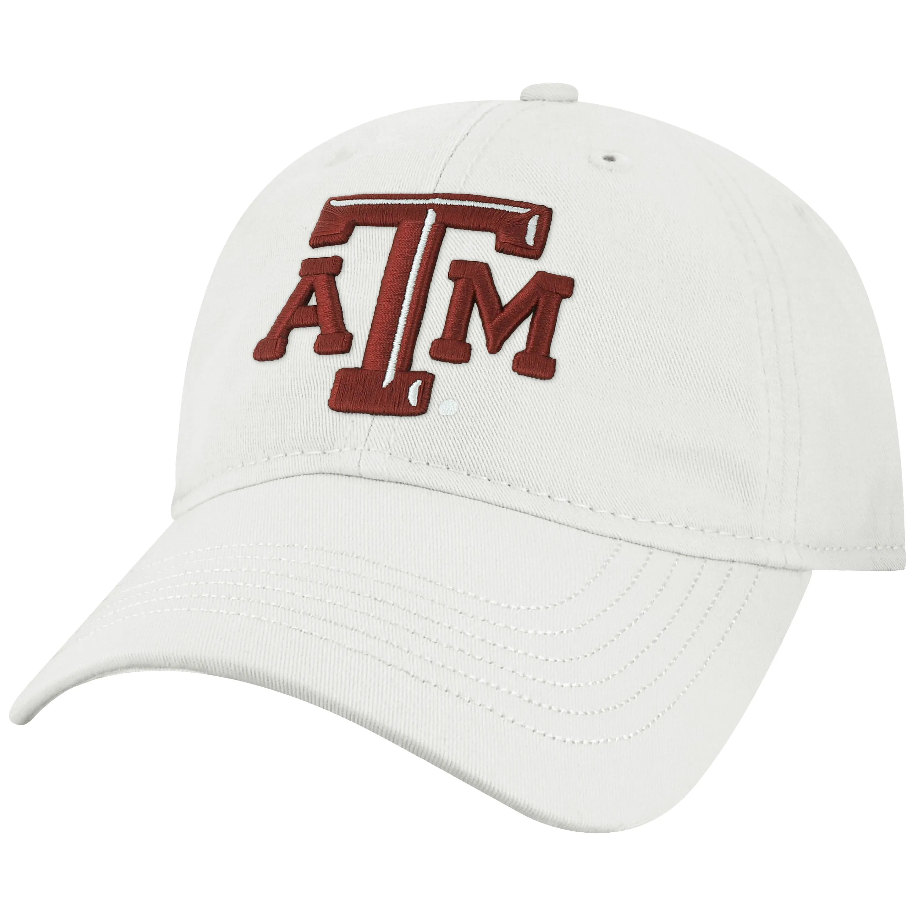 Texas A&M University Spirit Baseball Hat One-Size (White) sold by Barnesmith