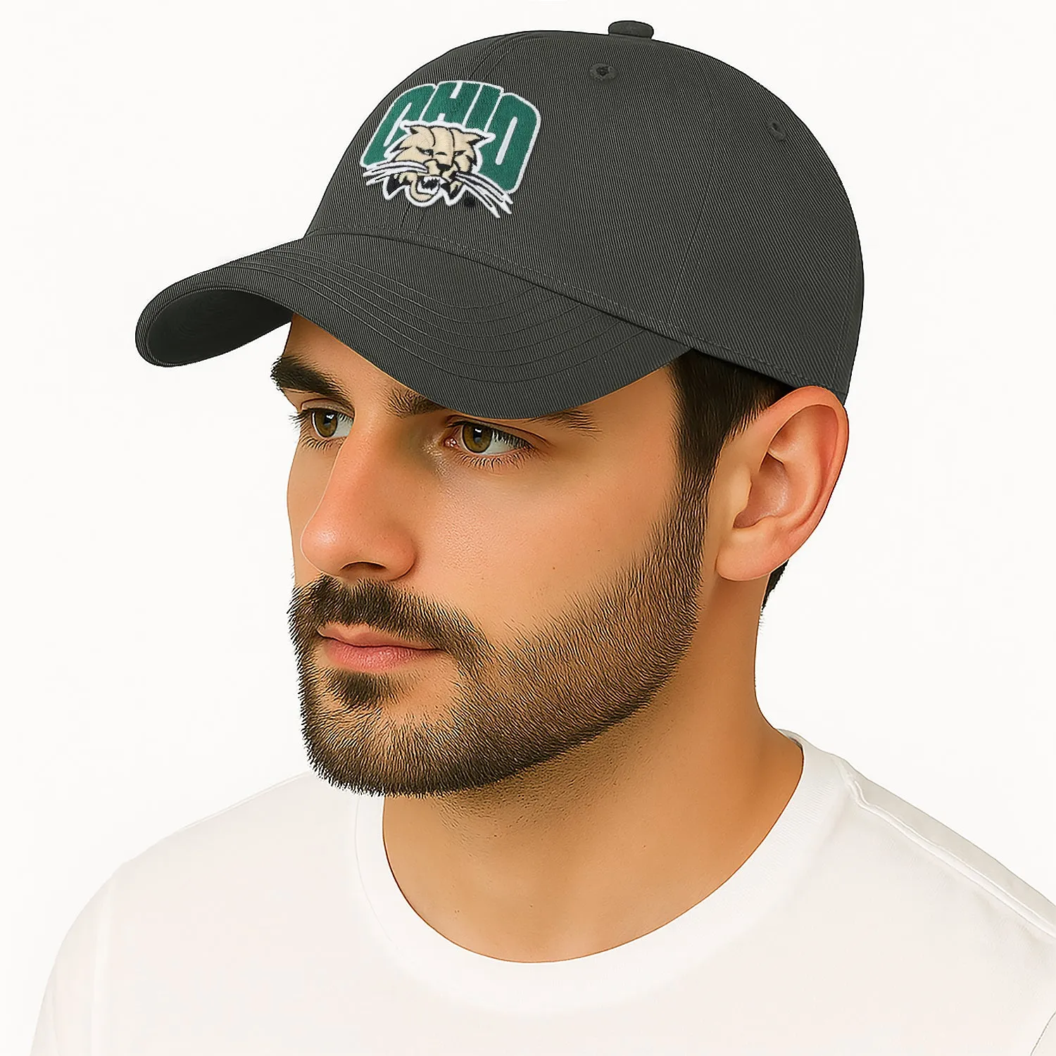 Ohio University Spirit Baseball Hat One-Size (Black) sold by Barnesmith product image thumbnail 2