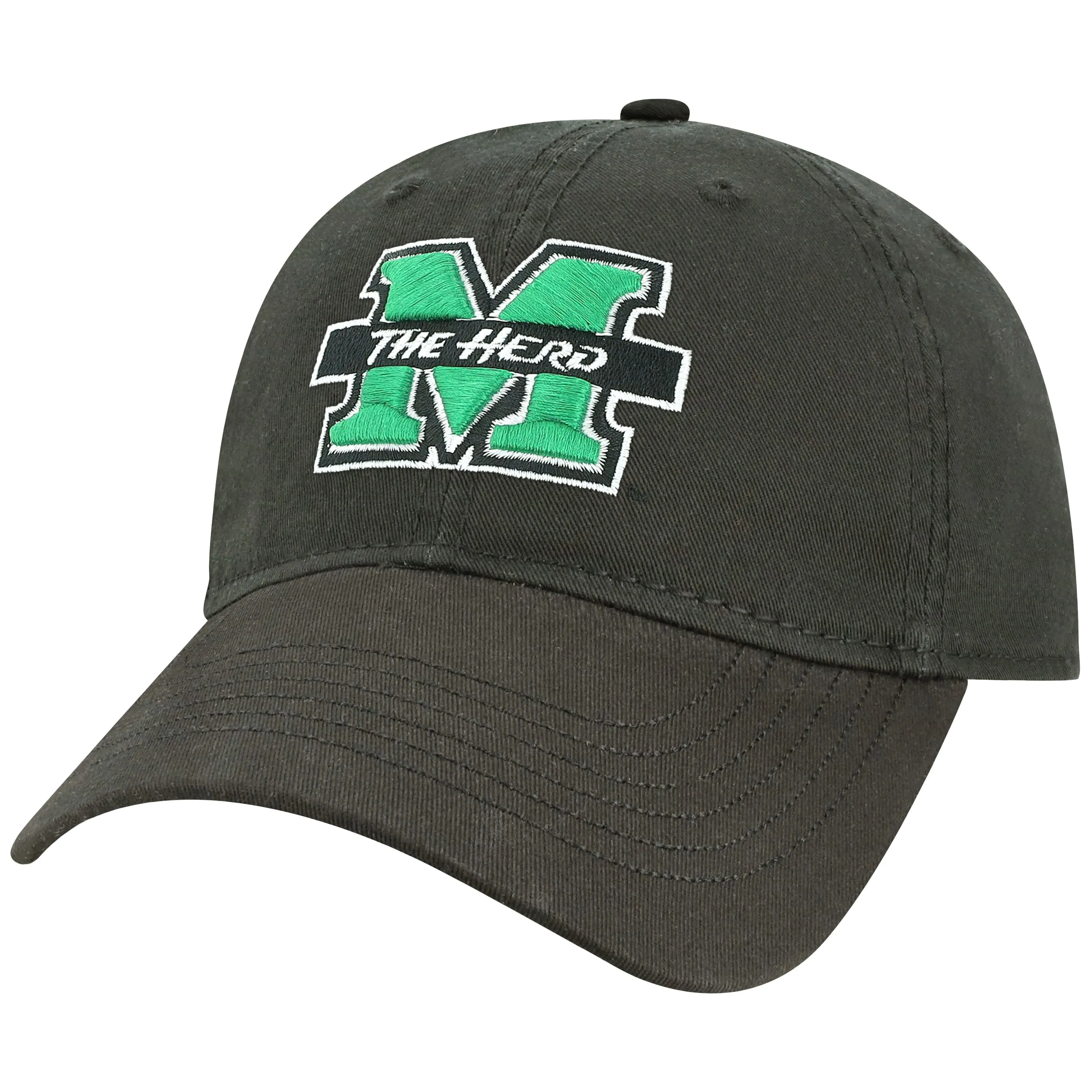 Marshall University Spirit Baseball Hat One-Size (Black) sold by Barnesmith