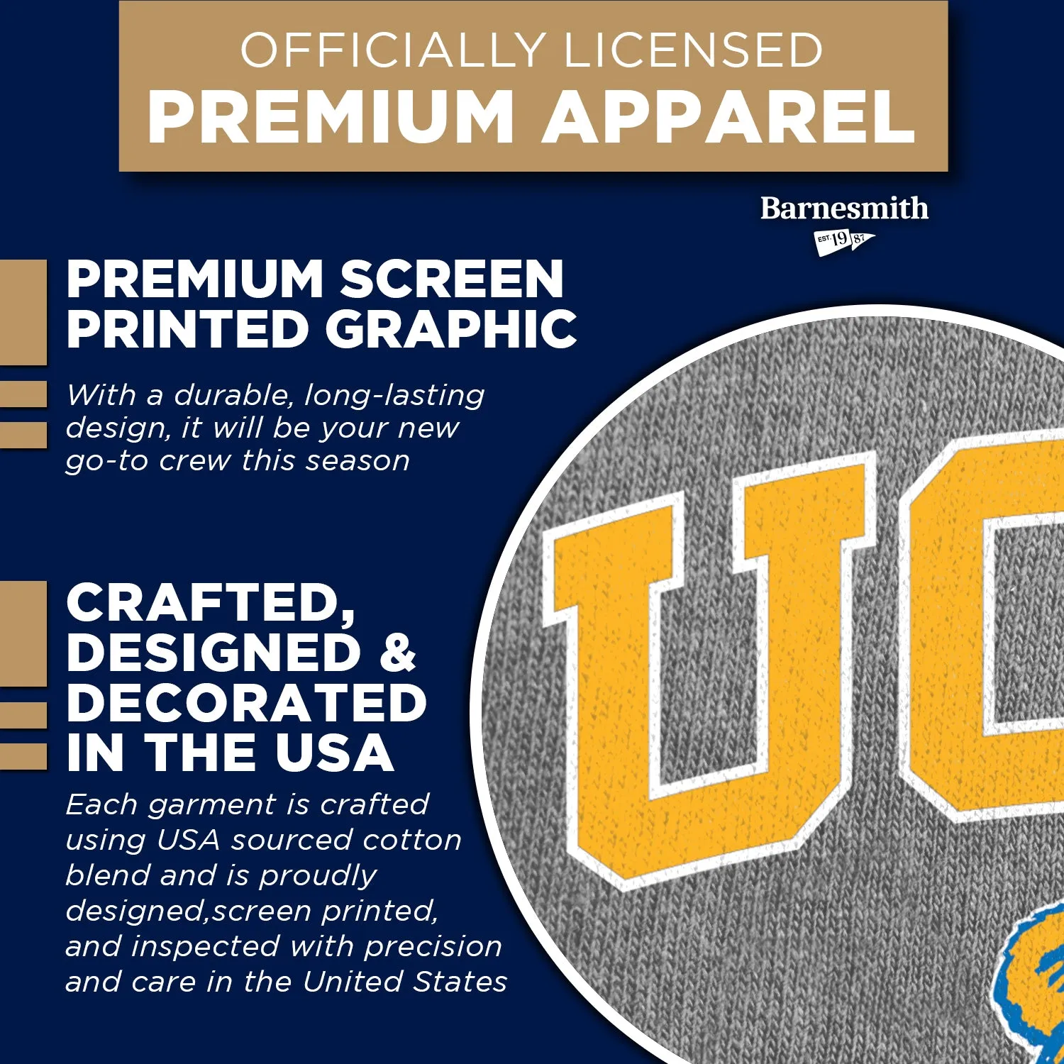 University of California, Los Angeles Spirit Sweatshirt (Charcoal) sold by Barnesmith product image thumbnail 4