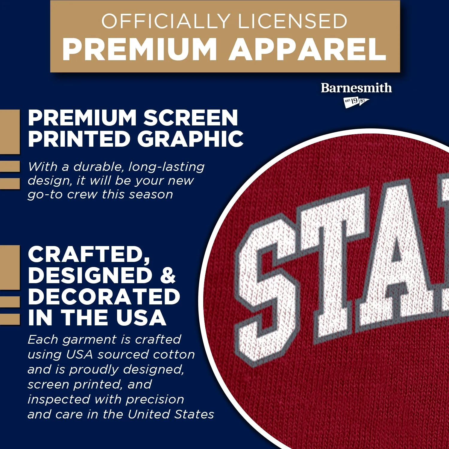 Stanford University Spirit Sweatshirt (Cardinal) sold by Barnesmith product image thumbnail 4