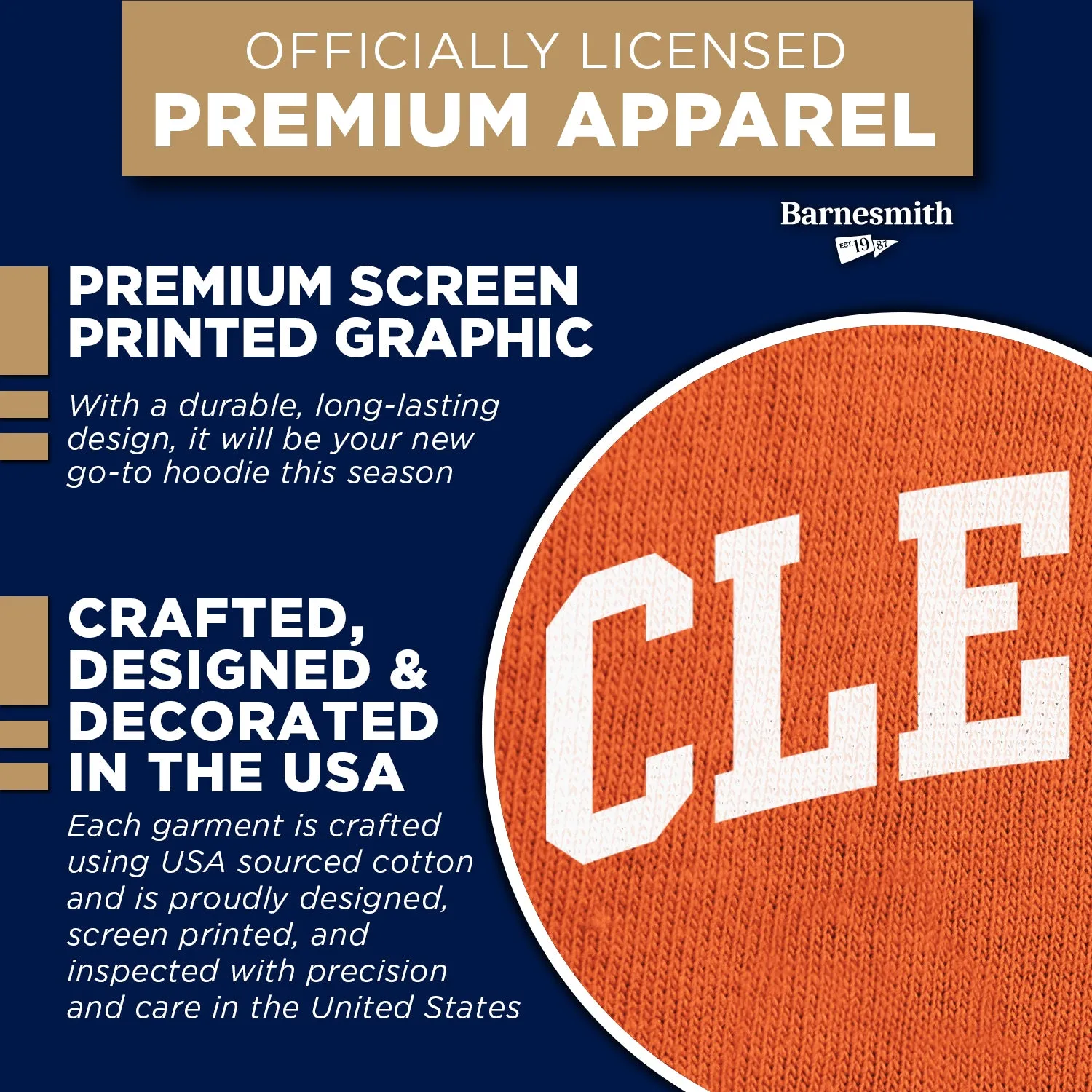 Clemson University Classic Hood (Orange) sold by Barnesmith product image thumbnail 4