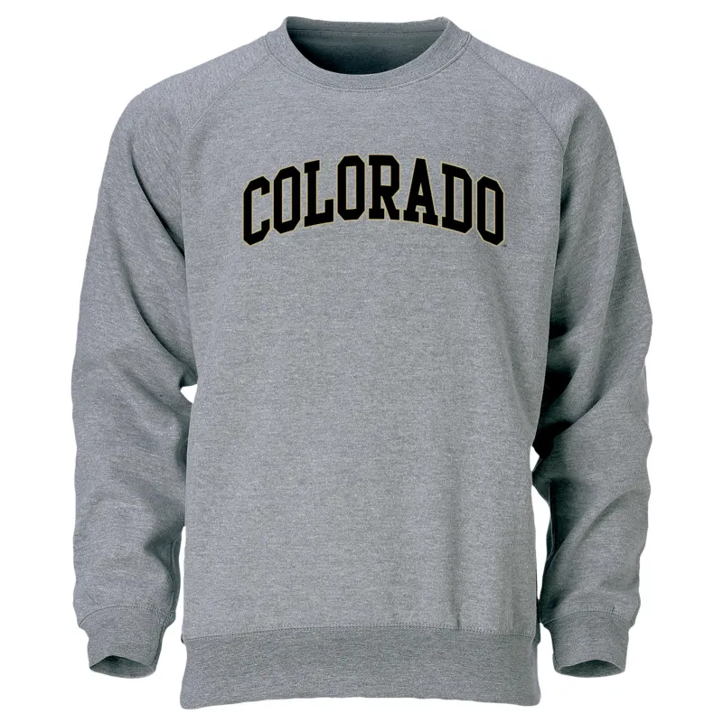 University of Colorado Classic Sweatshirt (Charcoal) sold by Barnesmith