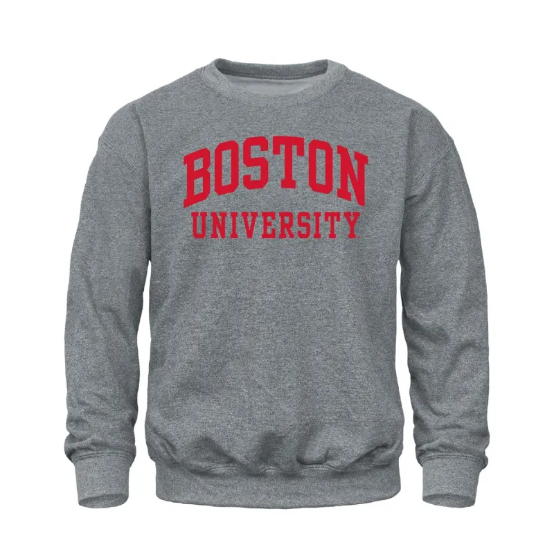 Boston University Classic Sweatshirt (Charcoal) sold by Barnesmith