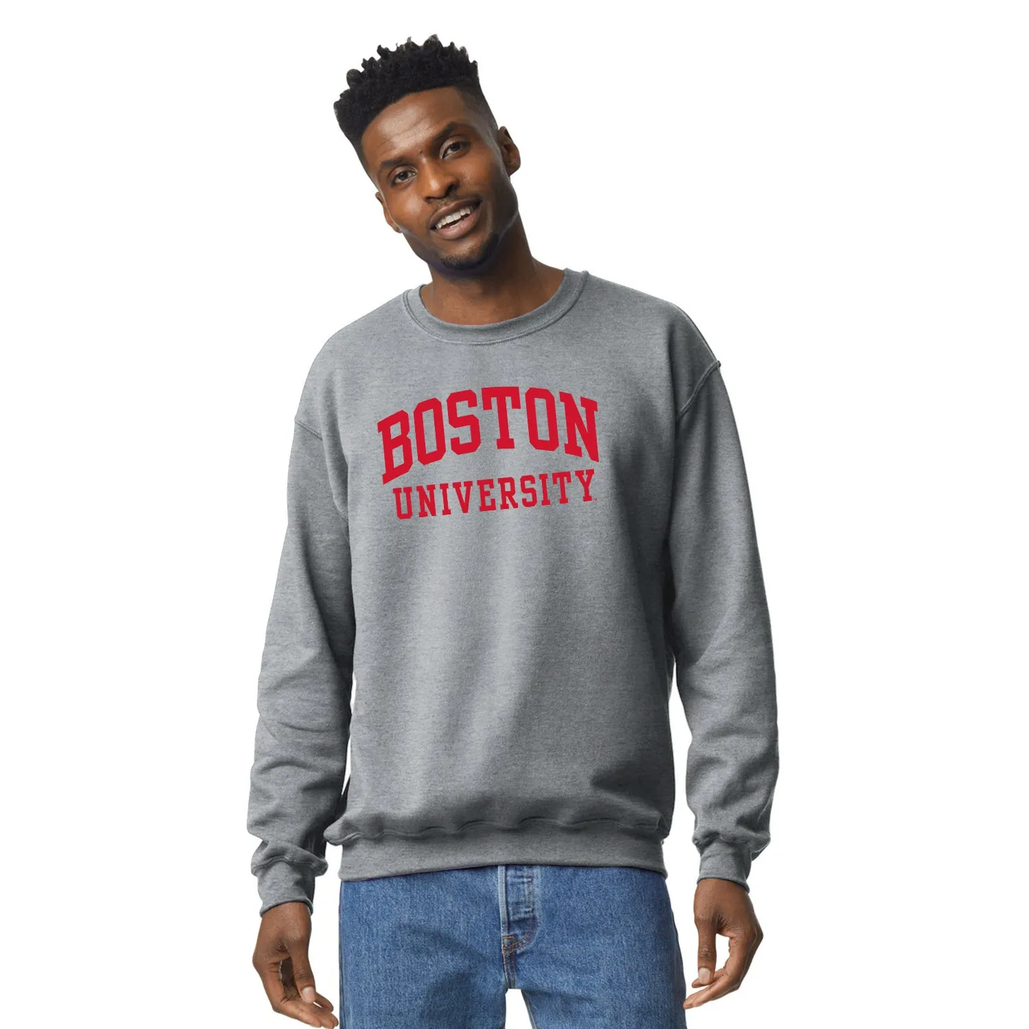 Boston University Classic Sweatshirt (Charcoal) sold by Barnesmith product image thumbnail 2