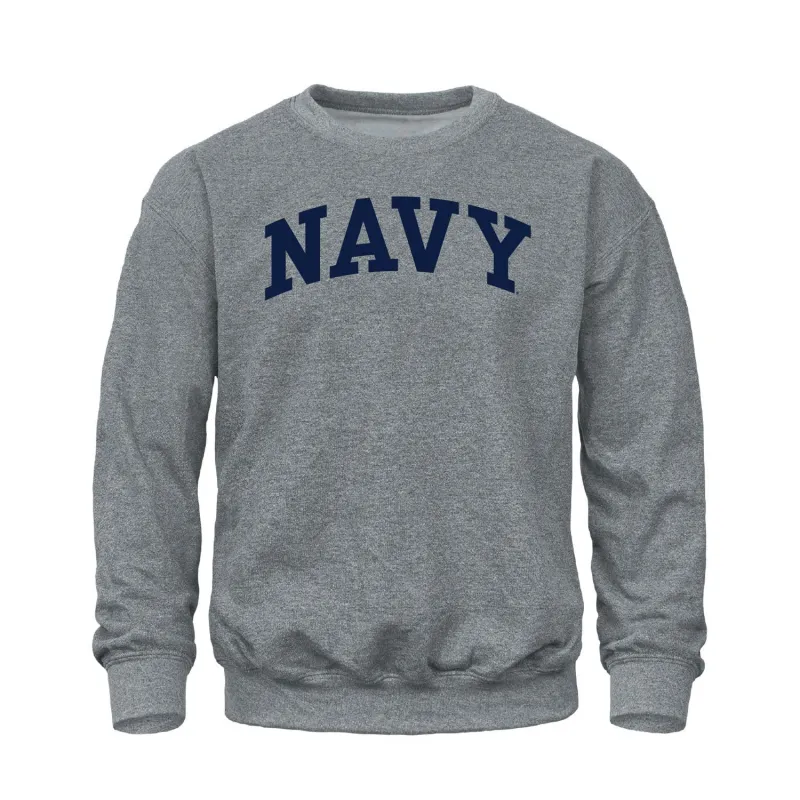 US Naval Academy (Navy) Classic Sweatshirt (Charcoal) sold by Barnesmith