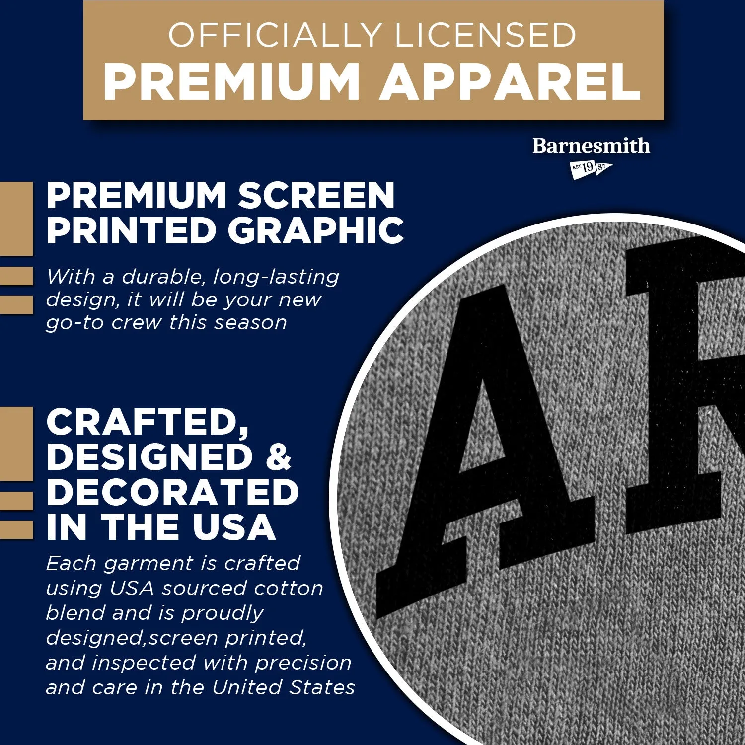 US Military Academy (Army) Classic Sweatshirt (Charcoal) sold by Barnesmith product image thumbnail 4